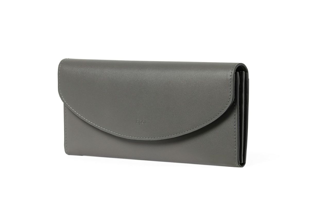 ノット 長財布 グレー