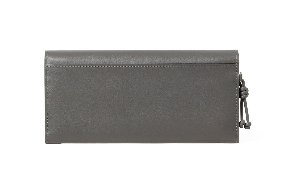 ノット 長財布 グレー