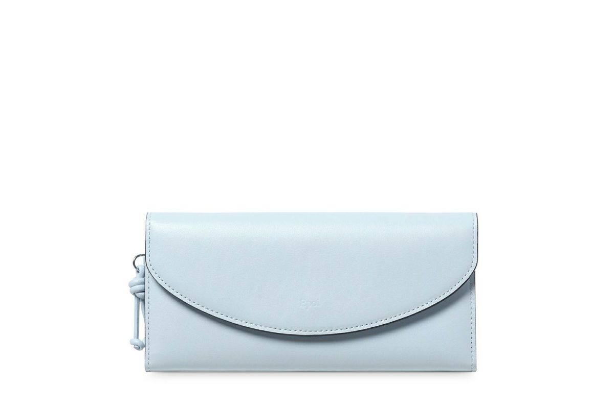ノット 長財布 ライトブルー