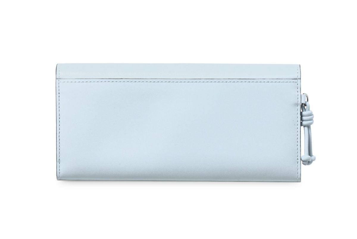ノット 長財布 ライトブルー