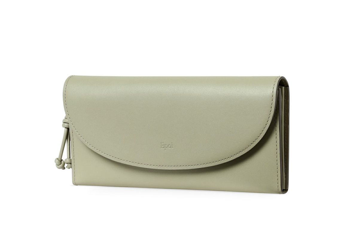 ノット 長財布 セージ