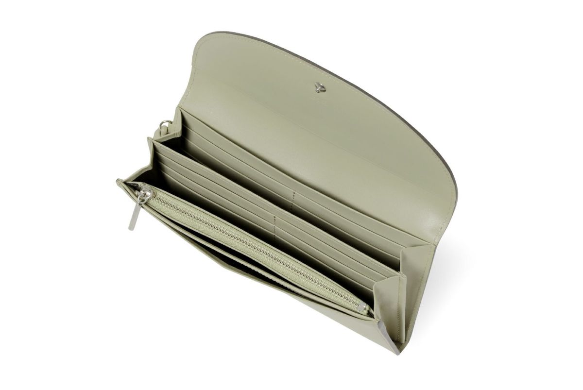 ノット 長財布 セージ