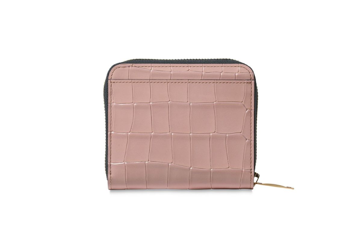 タイル ミドルラウンドファスナー二つ折り財布 クラシックローズ