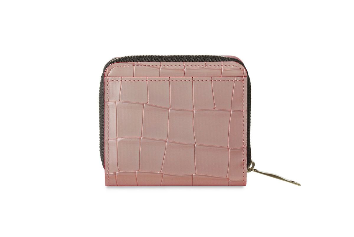 タイル ラウンドファスナー二つ折り財布 クラシックローズ
