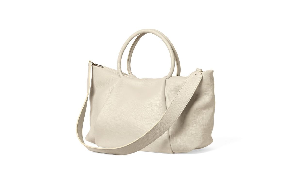 タック 2WAYトートバッグ オフホワイト