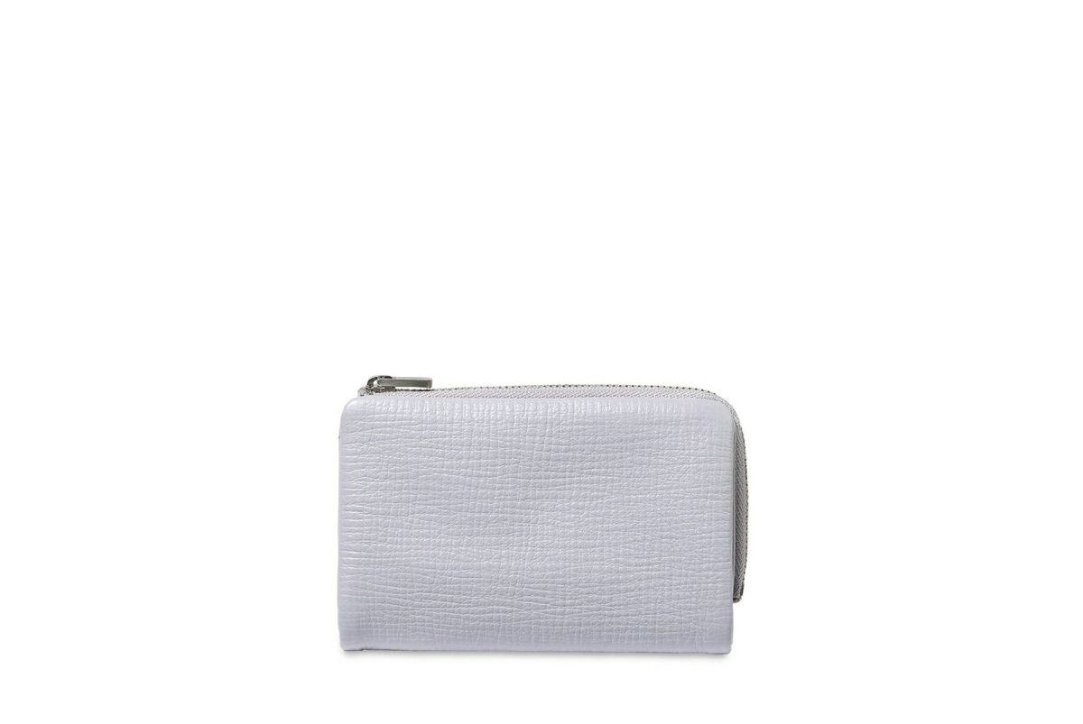 タック Lファスナー二つ折り財布 ラベンダー