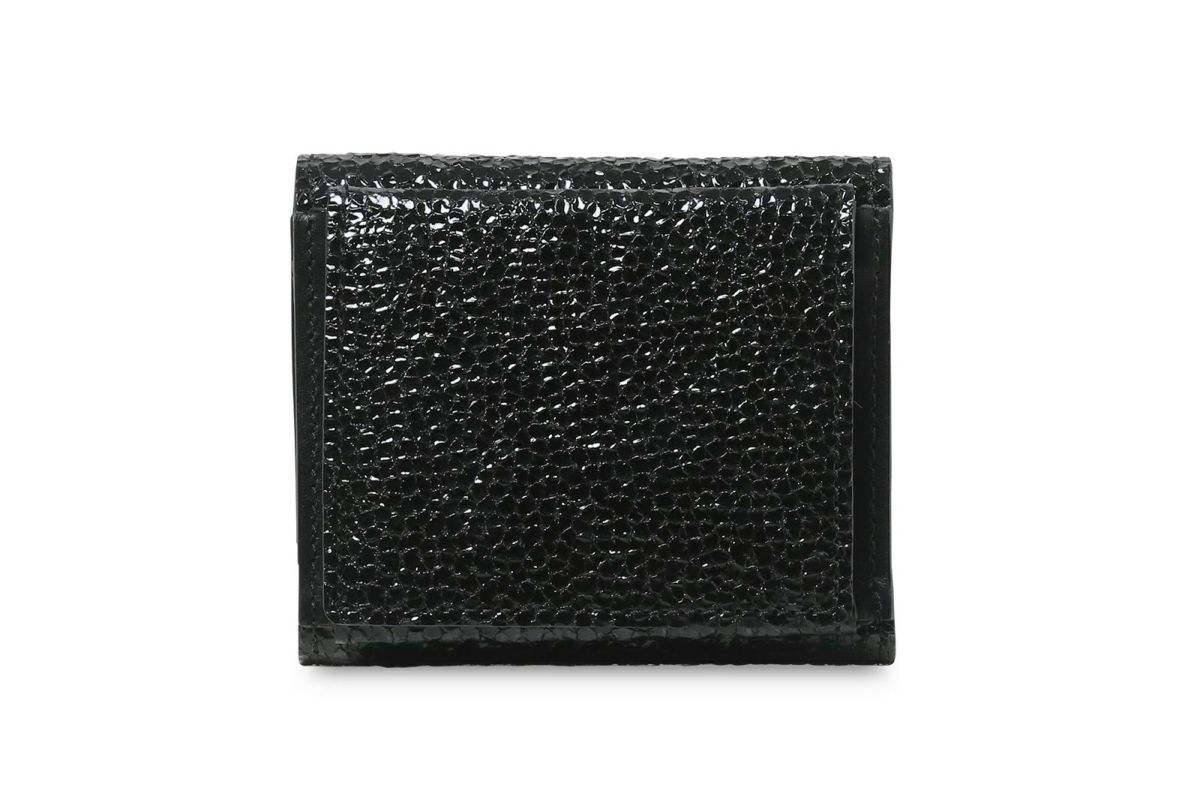 アタカマ 三つ折り財布 ブラック