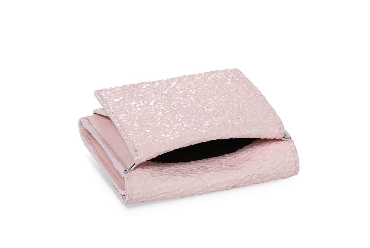 アタカマ 三つ折り財布 ピンク