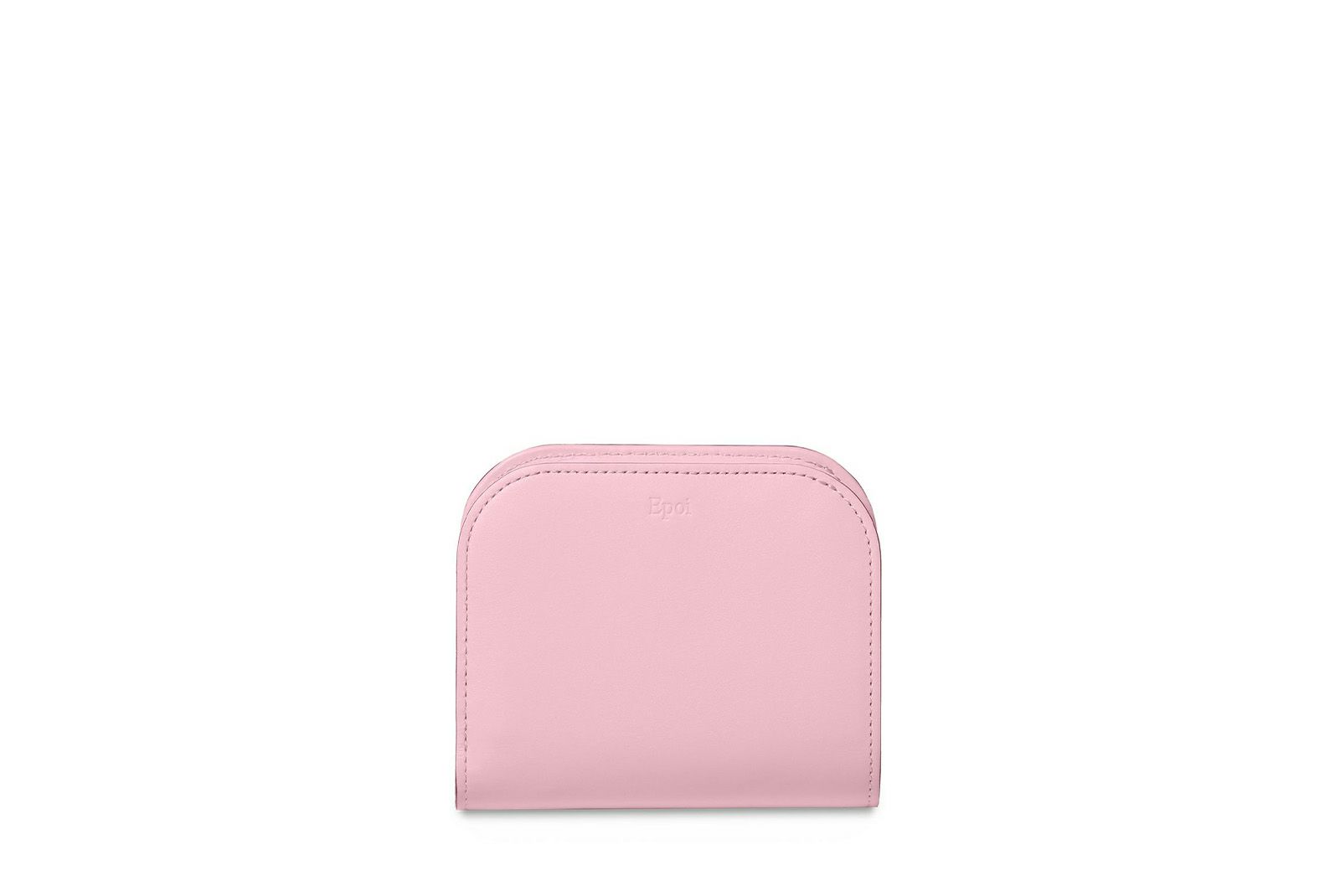 ゼロサン がま口二つ折り財布 ピンク