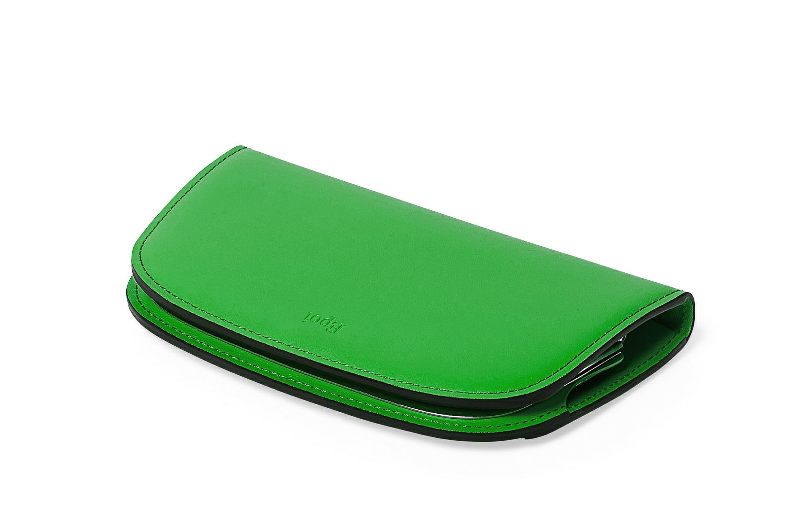 ゼロサン がま口フラグメントケース グリーン