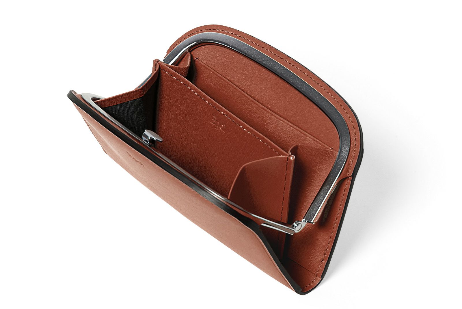 ゼロサン がま口フラグメントケース レンガ