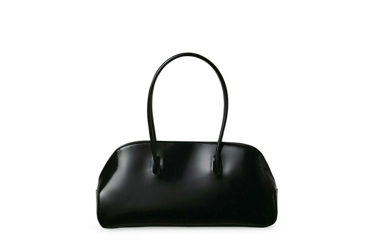 ミラー 横長ボストンバッグ ネイビー