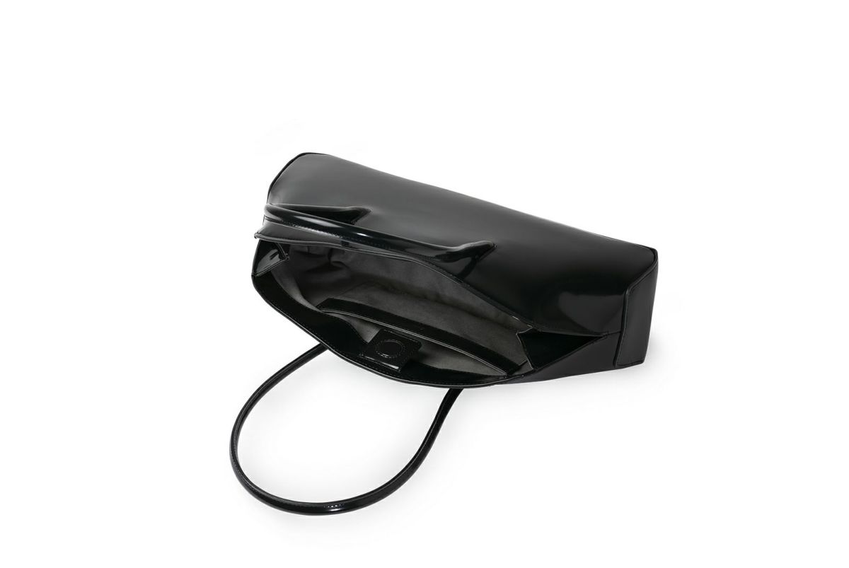 ミラー 横長ボストンバッグ ネイビー