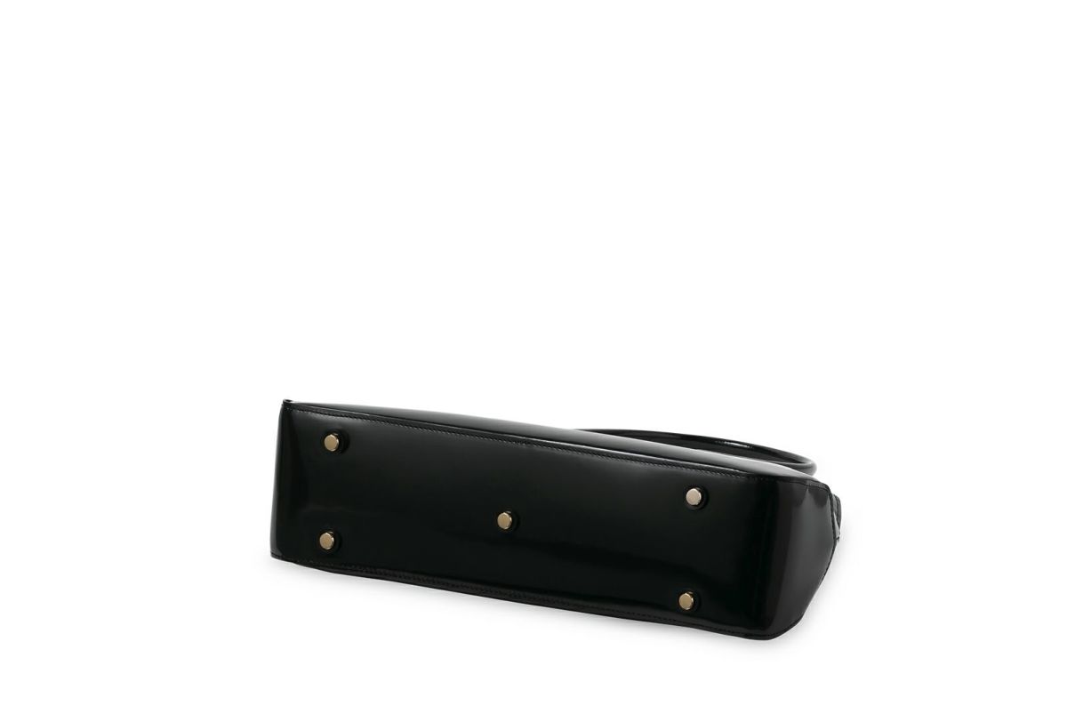 ミラー 横長ボストンバッグ ネイビー