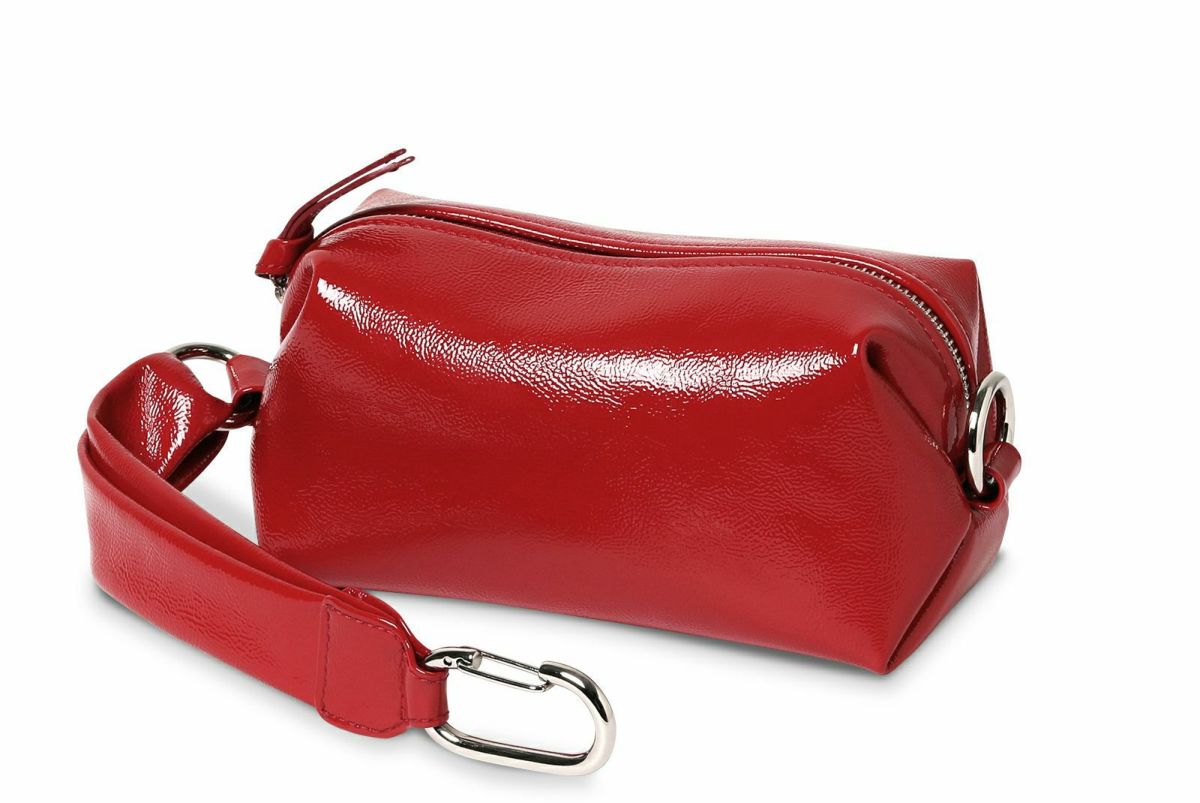 リプル クラッチポーチ レッド