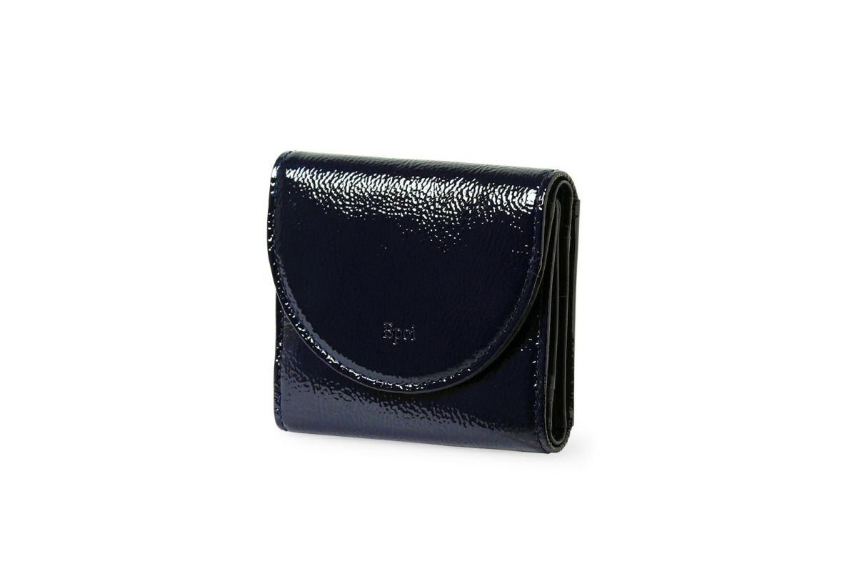 リプル 三つ折り財布 ネイビー
