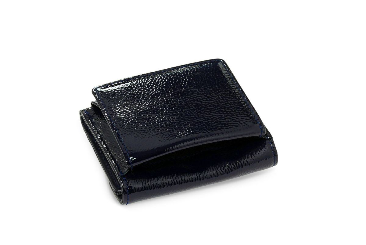 リプル 三つ折り財布 ネイビー