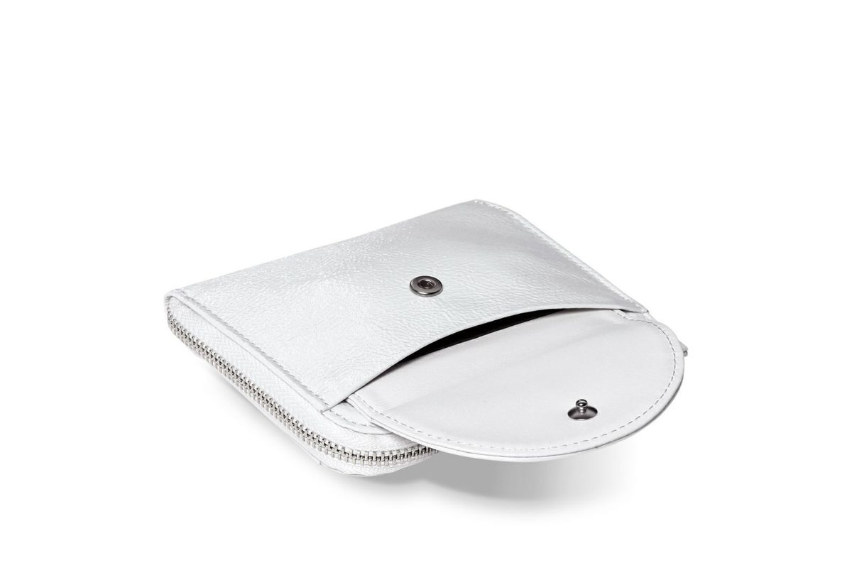 リプル Lファスナーコンパクト折り財布 ホワイト