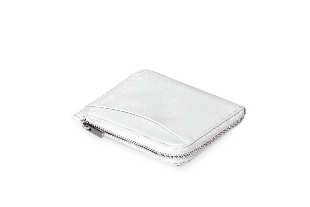 リプル Lファスナーコンパクト折り財布 ホワイト