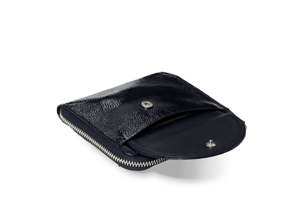 リプル Lファスナーコンパクト折り財布 ネイビー