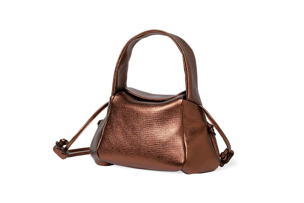 タック メタリック 2WAYワンショルダーバッグ ブロンズ