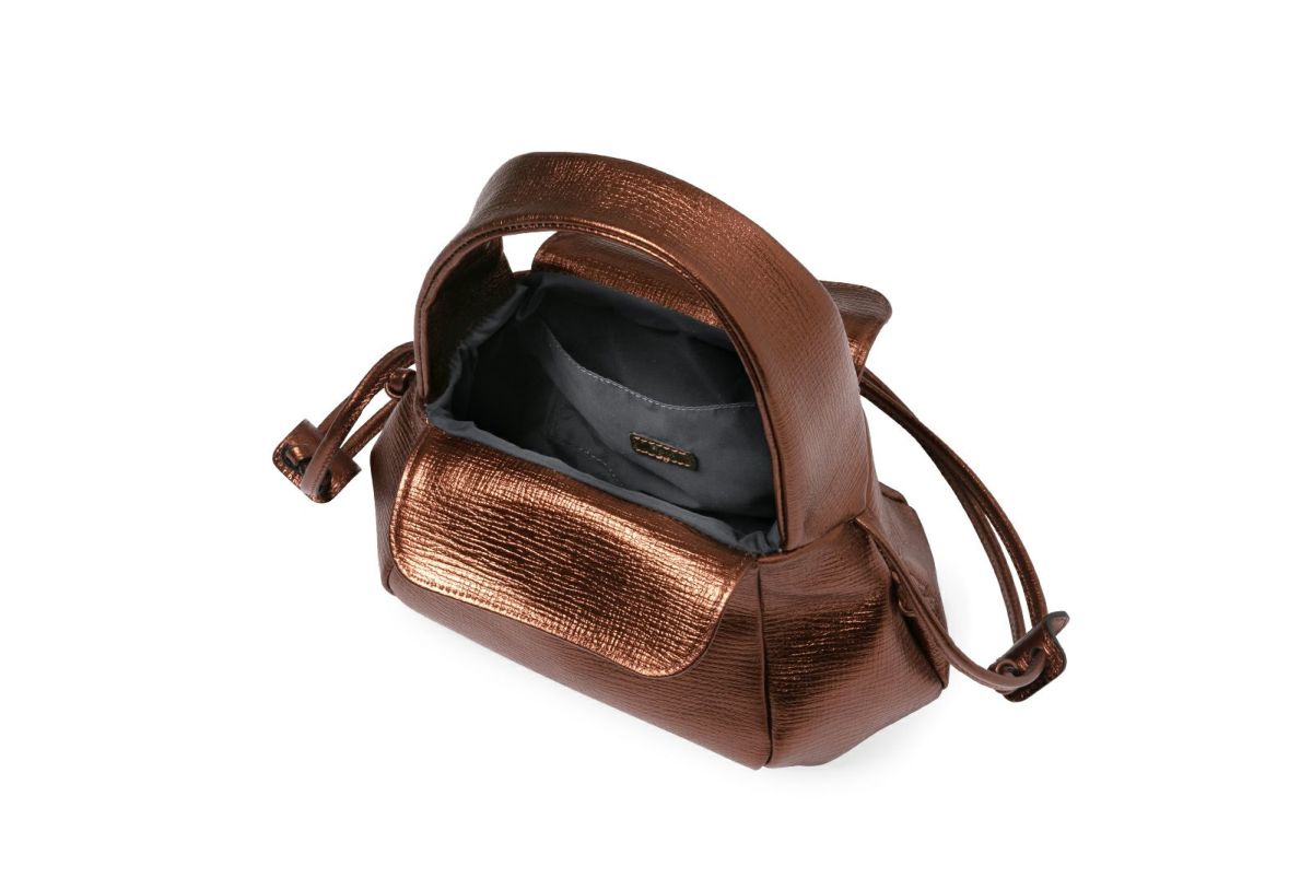 タック メタリック 2WAYワンショルダーバッグ ブロンズ