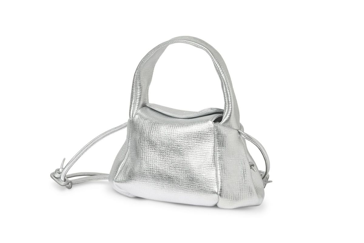 タック メタリック 2WAYワンショルダーバッグ シルバー