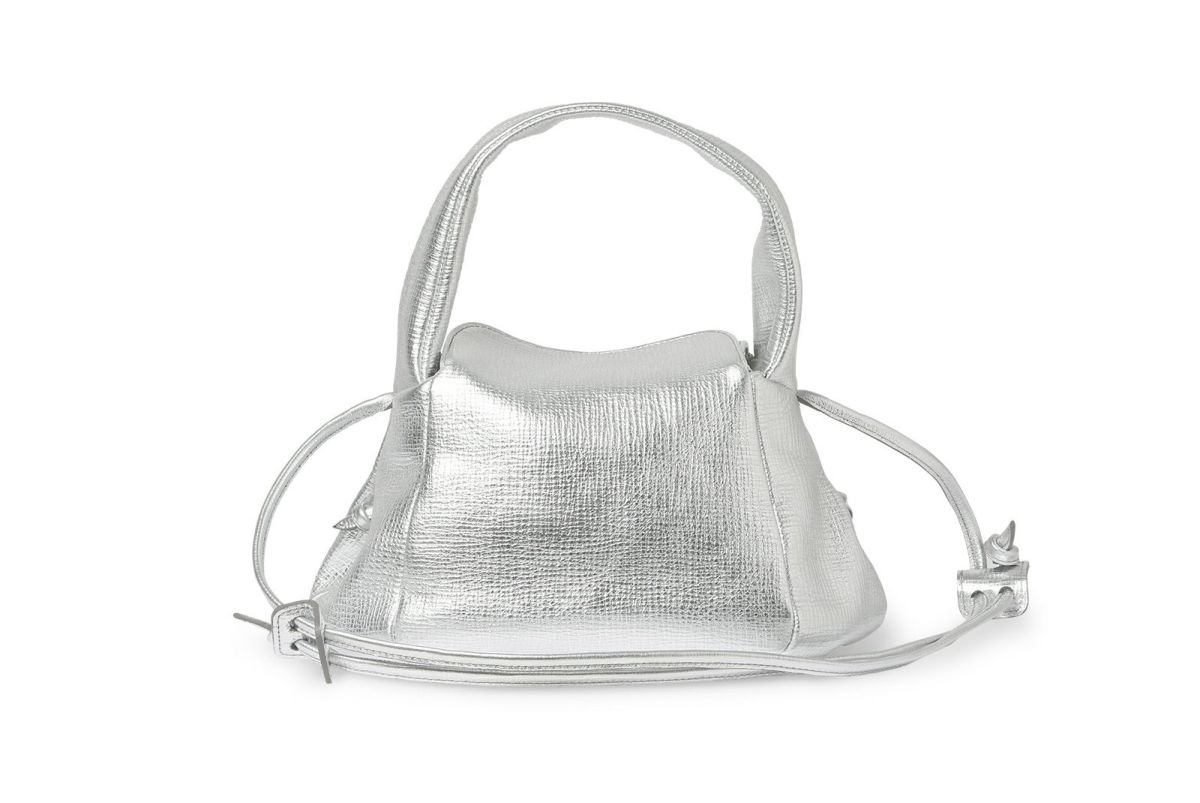 タック メタリック 2WAYワンショルダーバッグ シルバー