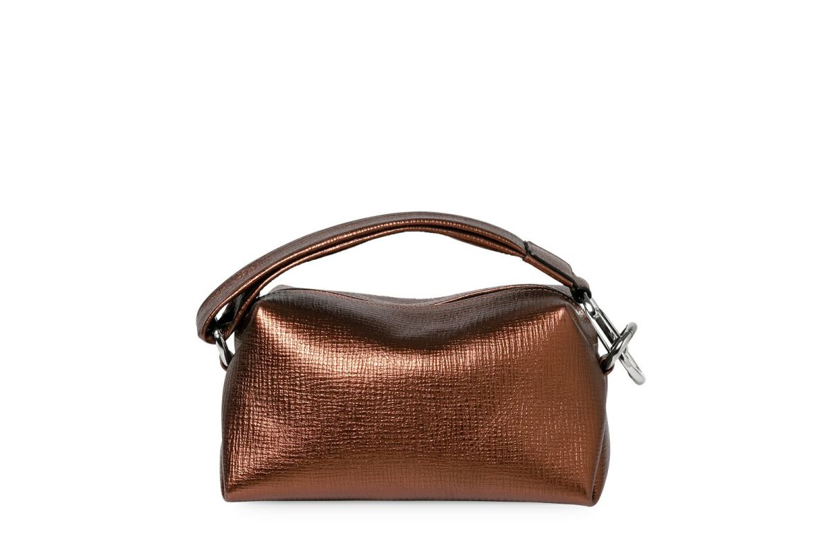 タック メタリック クラッチポーチL ブロンズ