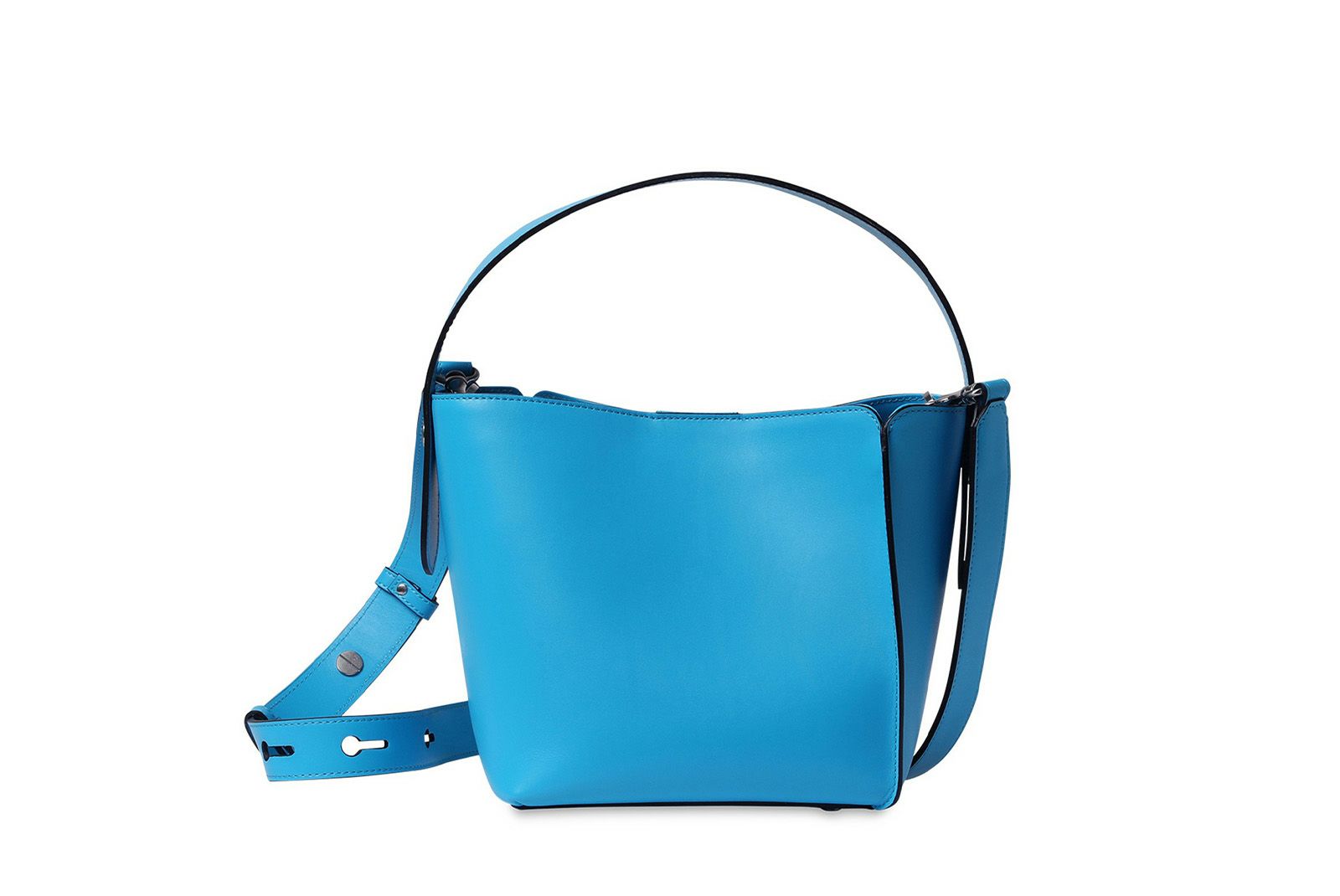 ノット キューブ2WAYショルダーバッグ ブルー