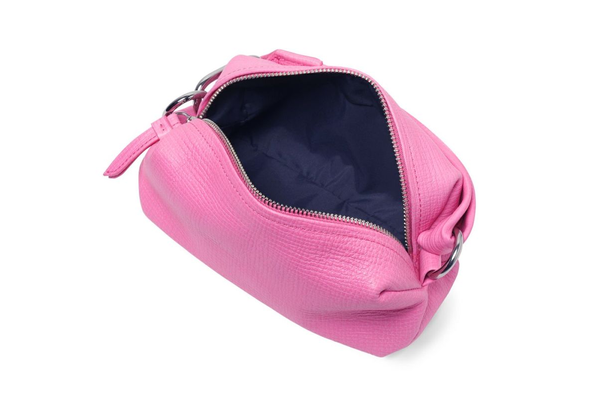 タック クラッチポーチ ピンク