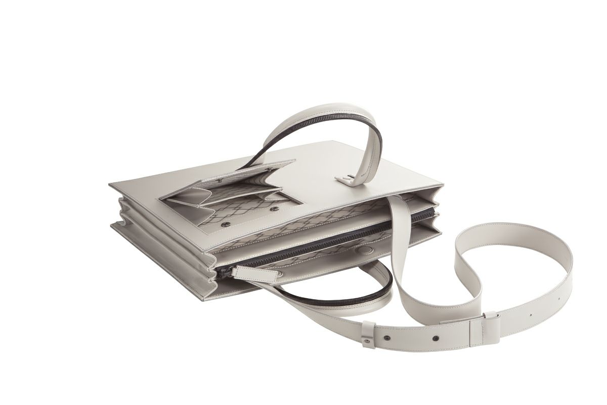 【SALE】ロックスタディ ブリーフケース グレー