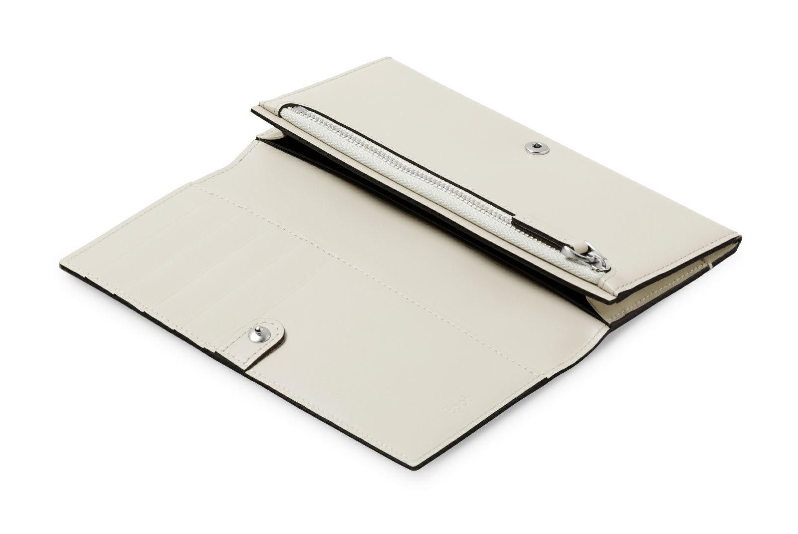 ノット コンパクト長財布 ライトグレー