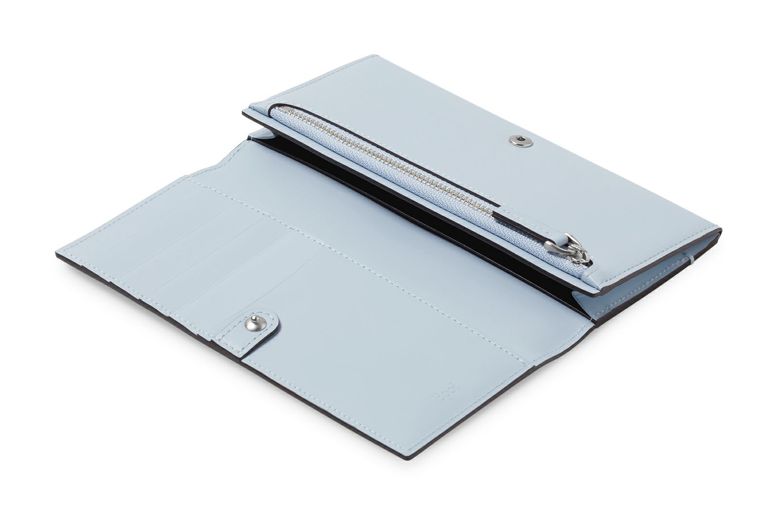 ノット コンパクト長財布 ライトブルー